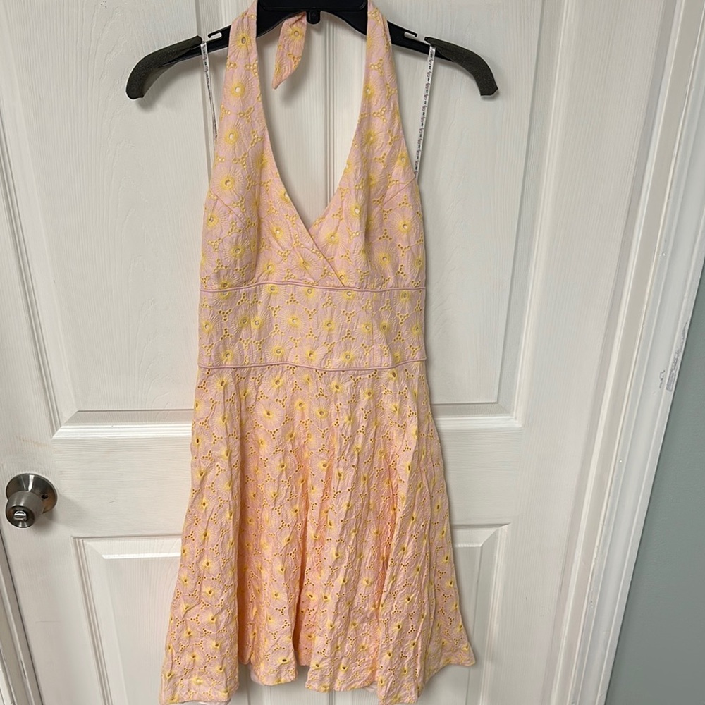 Lilly Pulitzer Pink and Yellow Floral Dress